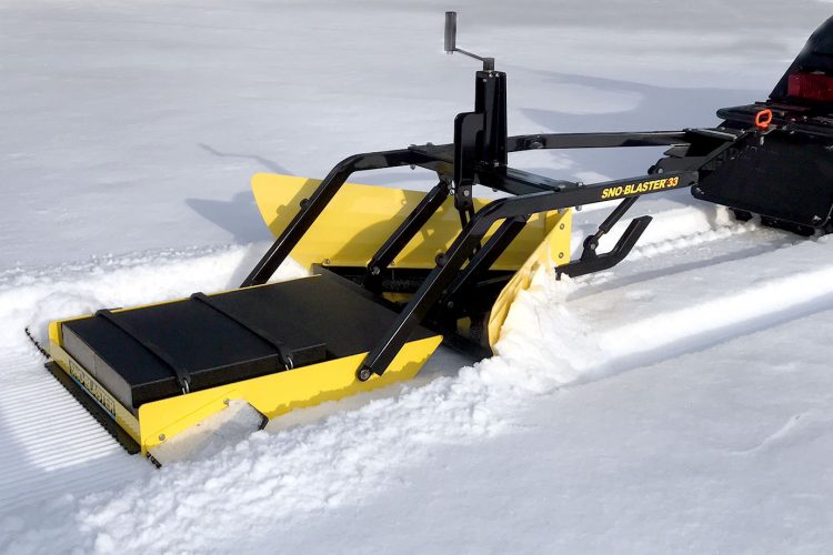 sno-blaster narrow trail snow groomer