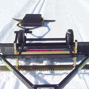 using multiple snow groomers