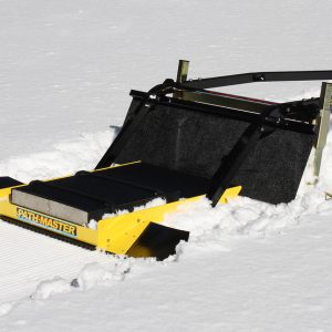 tiny trail snow groomer equipment